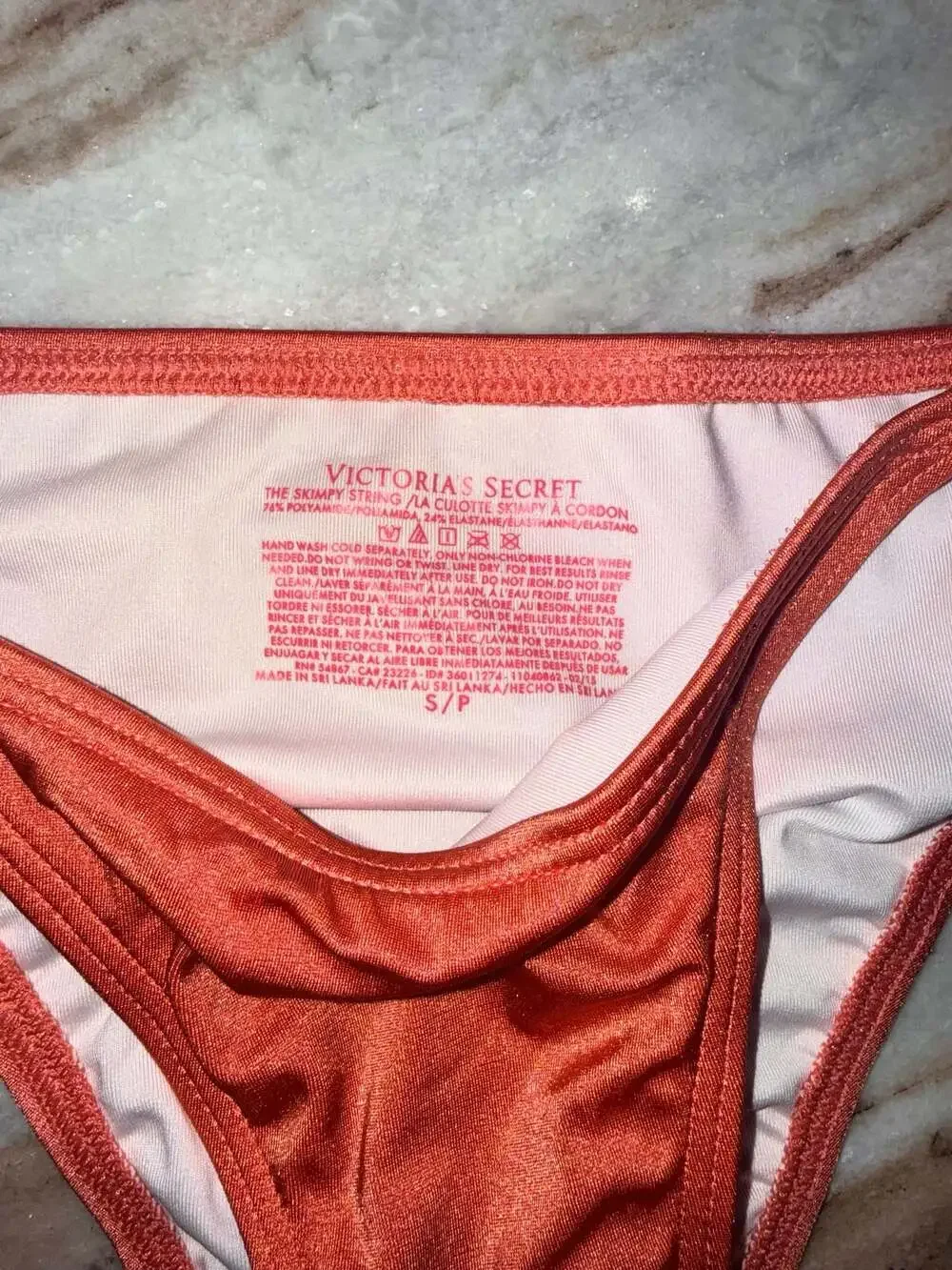 Victoria's Secret The Tease Halter Bikini Set with Skimpy String Bottoms